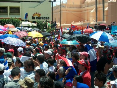 Movilizacion en Honduras