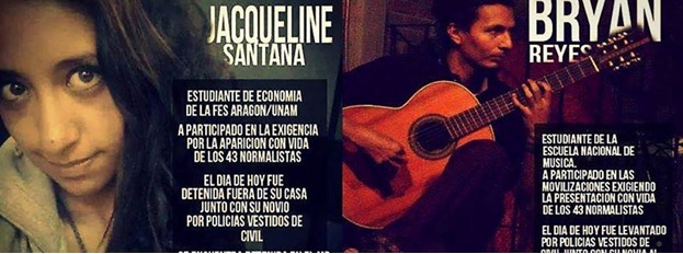  jóvenes activistas por Ayotzinapa cumplen un mes en prisión