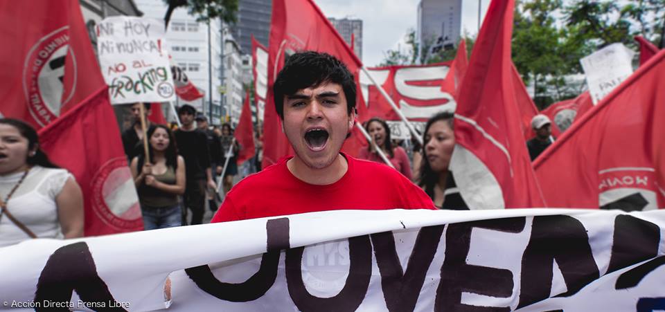 El MTS en la marcha del 1ro de Mayo (video)