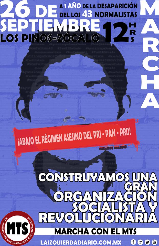 A 1 año de la desaparición de los 43 normalistas 