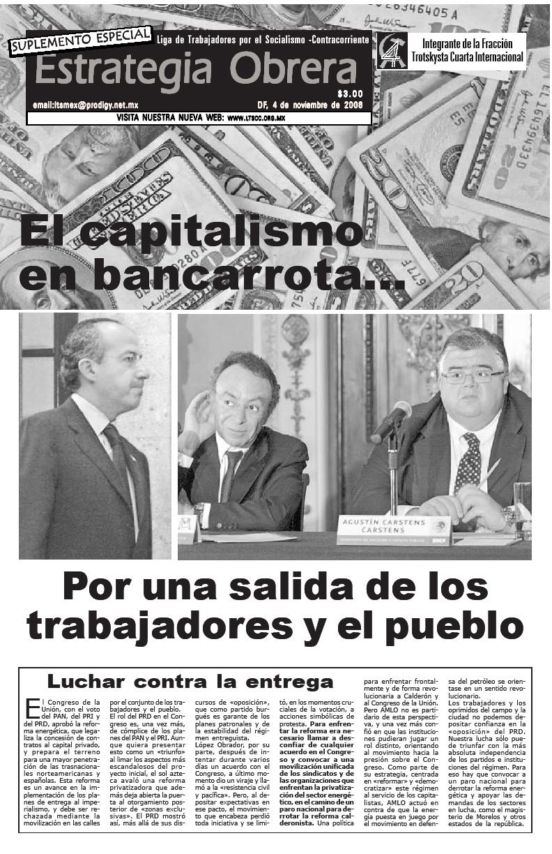 Estrategia Obrera - Suplemento especial crisis económica