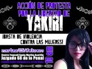 ¡Basta de violencia e impunidad! ¡Alto al feminicidio!