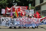 El Movimiento de Trabajadores Socialistas se moviliza con la Nueva Central de Trabajadores y el combativo magisterio
