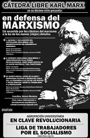 Cartel Catedra Karl Marx