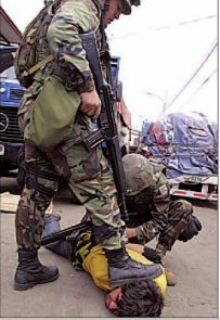 Militarizacion contra el pueblo trabajador