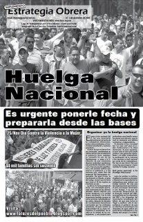 Estrategia Obrera - Suplemento especial (30/11/09)
