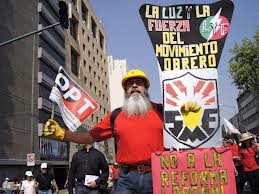 Contingente del SME en la marcha contra la Reforma laboral