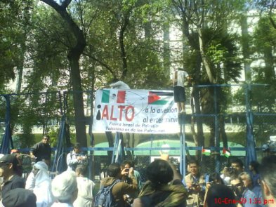 cientos de manifestantes