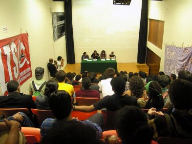 Acto de la LTS en homenaje a Trotsky 4/9/2010