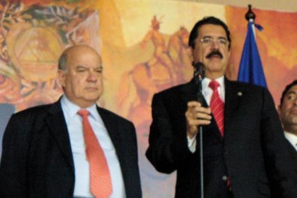 Insulza y Zelaya