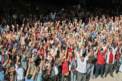 Masiva asamblea